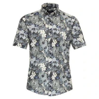 Abbildung von Casamoda Kurzarm Casual FIT Hemd, Herren, Größe: Large, Dunkelblau