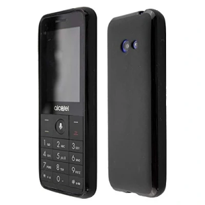 Abbildung von caseroxx TPU Hülle kompatibel mit Alcatel 3088 / 3088X, Handy Tasche (TPU in schwarz)