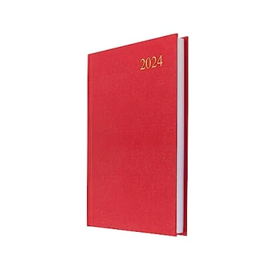 Abbildung von Collins Debden Essential A5 Tagesplaner 2024, umweltfreundliches Recyclingpapier, vollständig recycelbar, 2024 Seite pro Tag, Tagebuch und Planer, Büro, akademischer persönlicher Gebrauch,
