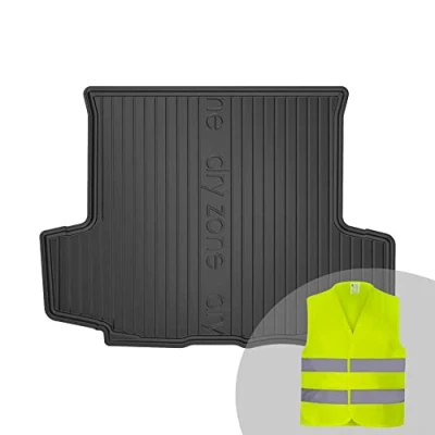 Abbildung von FROGUM DryZone Gummimatte Ganzjährige Praktische Auto Kofferraummatte Kofferraumwanne passend für Chevrolet Captiva I 2006 2015 Hohe Kante Robust und langlebig