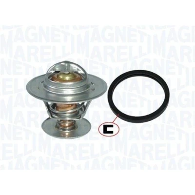 Abbildung von MAGNETI MARELLI 352317101300 Kühlwasserthermostat 82 54 mit Dichtung VOLKSWAGEN: Golf 3, 5 Variant, Passat B3/B4 Variant