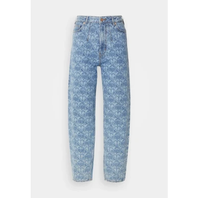 Abbildung von Scotch &amp; Soda THE TIDE Balloon WITH Longer Inseam Monogram Jeans Relaxed Fit, Damen, Größe: 28x32, Blue denim