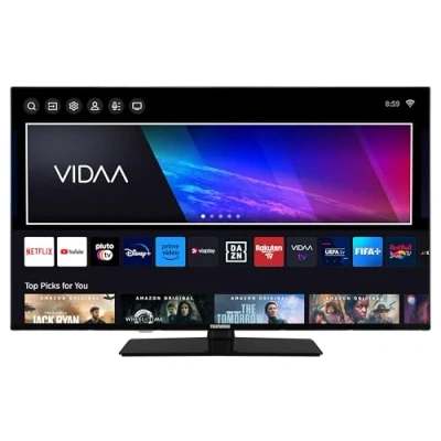 Abbildung von Telefunken Fernseher 40 Zoll Smart TV VIDAA XF40VP750M Full HD Fernseher, HDR mit integriertem Triple Tuner, LED schwarz