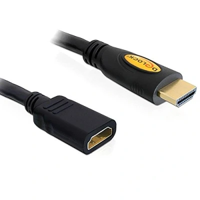Abbildung von Delock High Speed HDMI Kabel mit Ethernet Verlängerung (A Stecker/Buchse, 5m)