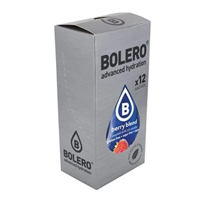Abbildung von Bolero Drinks BERRY BLEND 12x3g I Erfrischendes Zuckerfreies Getränkepulver mit Stevia gesüßt Vitamin C für Diabetiker geeignet Eine Mischung aus Beeren Geschmack