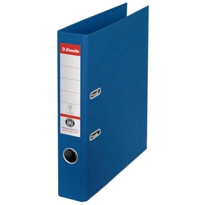 Abbildung von Esselte DIN A4 Ordner, 100% Recycelter Karton, 50 mm Rückenbreite, 627572, Blau
