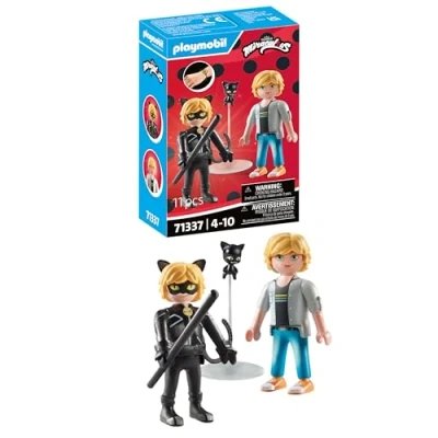 Abbildung von Playmobil® Konstruktions Spielset Miraculous: Adrien &amp; Cat Noir (71337), Miraculous, (11 St), Made in Europe