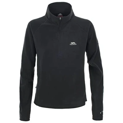 Abbildung von Trespass Shiner, Black, XXL, Ultraleichtes Microfleece 130g/m² für Damen, XX Large / 2XL 2X Large, Schwarz