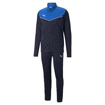 Abbildung von Puma Individualrise Tracksuit Trainingsanzug, Herren, Größe: Medium, Electric blue lemonade/peacoat