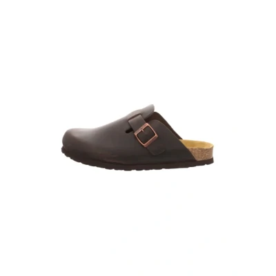 Abbildung von naturalsense Pantolette flach, Größe: 48, Braun Schuhe