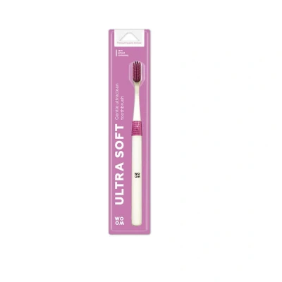 Abbildung von WOOM_Ultra Soft Ultraclean Tiefenreinigung Zahnbürste Pink