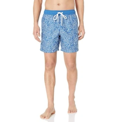 Abbildung von Amazon Essentials Herren Badehose, Schnell Trocknend, 18 cm, Hellblau, M