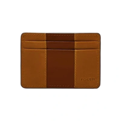 Abbildung von Fossil Everett Visitenkartenetui, Herren, Größe: One Size, Brown
