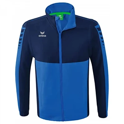 Abbildung von Erima Unisex Six Wings Jacke mit abnehmbaren Ärmeln, new royal, XL