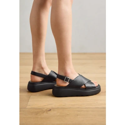Abbildung von Geox Spherica Plateausandalette, Damen, Größe: 39, Black Schuhe
