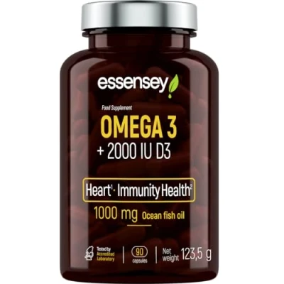 Abbildung von essensey Essensey® OMEGA 3 + 2000 IU D3 90 Kapseln