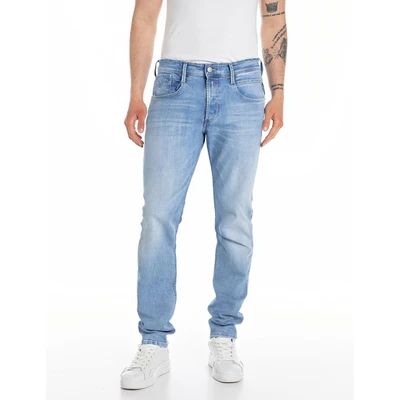 Abbildung von Replay Anbass Pants Jeans Slim Fit, Herren, Größe: 31x34, Light blue