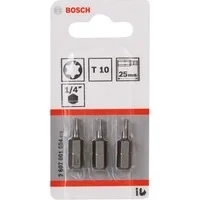 Abbildung von Schrauberbit Extra Hart, T10, 25mm, 3 Stück