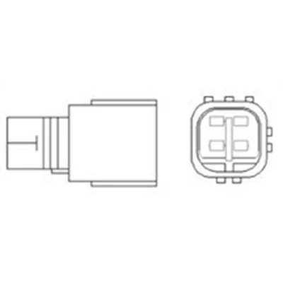 Abbildung von MAGNETI MARELLI 466016355106 Lambdasonde beheizt 4 SUBARU: Outback II, Forester Impreza II Kombi