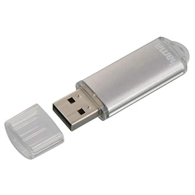 Abbildung von Hama USB Stick &quot;Laeta&quot;, 2.0, 16 GB, 10MB/s, Grau (Lesegeschwindigkeit 10 MB/s)