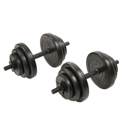Abbildung von Sunny Health &amp; Fitness 18 kg Vinyl Hantel Set, Einheitsgröße, NO. 087