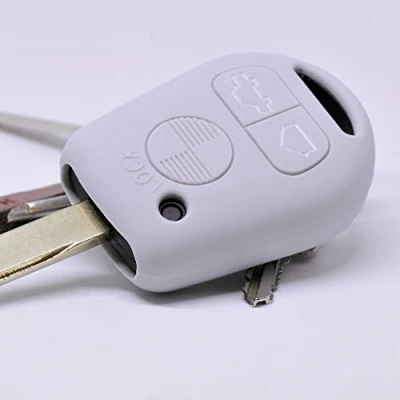 Abbildung von Soft Case Schutz Hülle Auto Schlüssel für BMW E36 E39 E34 E38 3er 5er 7er E32 8er E31 Remote/Farbe: Grau