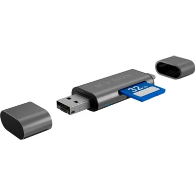 Abbildung von ICY BOX SD/MicroSD USB 3.0 Card Reader mit Type C®/ A/microB und OTG Computer Adapter