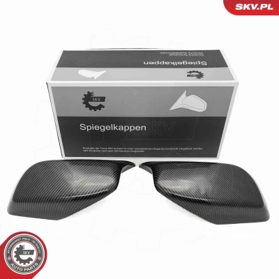 Abbildung von ESEN SKV 66SKV912 Abdeckung, Außenspiegel links, rechts carbon BMW: 5 Touring, Limousine