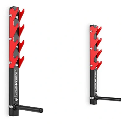 Abbildung von Marbo Sport Wandhalter für Hantelstangen und Gewichtsscheiben MH S208 Made in EU