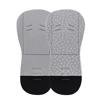 Abbildung von Petite&amp;Mars Foamy memory foam liner * Sitzeinlage Universal Sitzauflage für Kinderwagen, Buggy Anti Stoß Baumwolle (Anthracite Hills)
