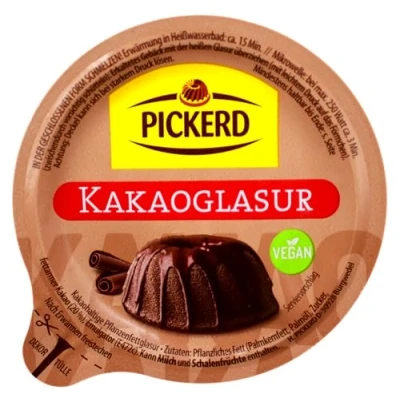 Abbildung von Pickerd Kakaoglasur vegan, 5er Pack (5 x 150g)