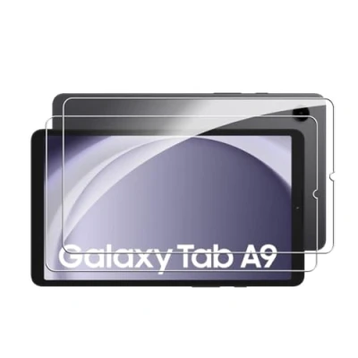 Abbildung von Bihizei Schutzfolie für Samsung Galaxy Tab A9, 2 Stück Displayschutzfolie, 9H Panzer Schutz Glas Displayschutz, Ultra HD Panzerfolie, Anti Kratz, Bläsch