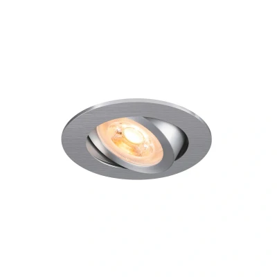 Abbildung von SLV NEW TRIA 68, Deckeneinbauleuchte, rund, max. 10W GU10, aluminium