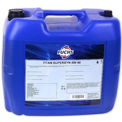 Abbildung von FUCHS MOTORÖL TITAN SuperSyn 5W 40 VW 502.00/505.00 MB 229.3 RN0700 20 Liter