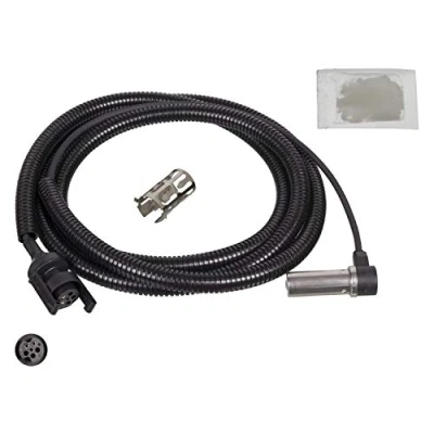 Abbildung von FEBI BILSTEIN 104897 ABS Sensor Vorderachse rechts mit Hülse, Fett 1800 2002 2090 MAN: L 2000