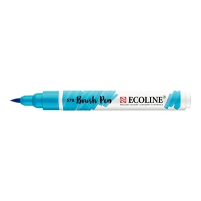Abbildung von Ecoline Brush Pen Himmelblau (Zyan) 578 (11505780)