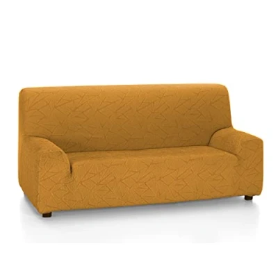 Abbildung von Martina Home Madeira Elastischer Sofabezug, 1 Sitzer, senffarben