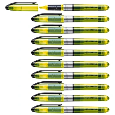 Abbildung von Textmarker STABILO NAVIGATOR 10er Pack gelb