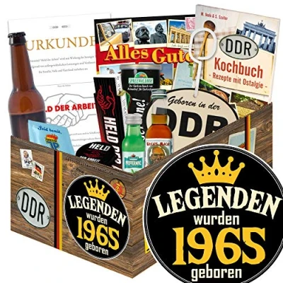 Abbildung von Legenden 1965 / DDR Geschenke Männer DDR/Geboren