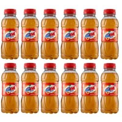 Abbildung von 12x Ferrero ESTATHE Eistee Pfirsich The&#039; Pesca Einweg PET Flasche 330ml Tea The Erfrischungsgetränk