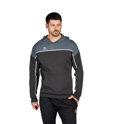 Abbildung von Erima Herren „CHANGE by erima&quot; Kapuzensweat, black grey/slate grey/weiß, S