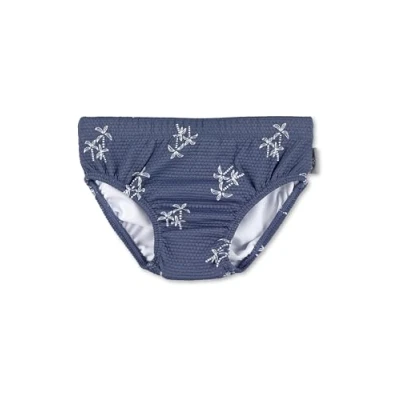 Abbildung von Sterntaler Palmen Badehose Slip für Kinder, Größe: 92/98, Dunkelblau meliert