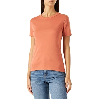 Abbildung von Petit Bateau Damen Kurzärmeliges T shirt, Rosa Brandy, M