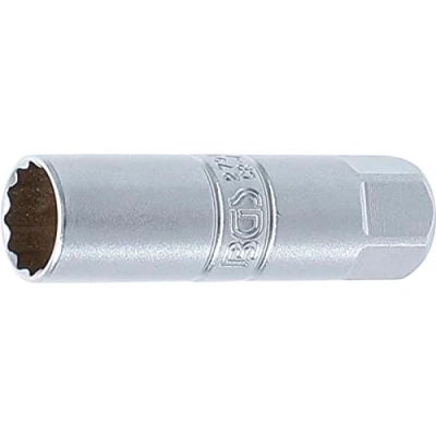 Abbildung von BGS 2791 Zündkerzen Einsatz Zwölfkant Antrieb Innenvierkant 10 mm (3/8&quot;) SW 14