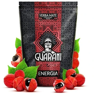 Abbildung von Mate Tee Guarani Energia con Guarana 500g mit Quelle von natürlichem Koffein MateTee aus Paraguay starke Anregung natürliche Zutaten