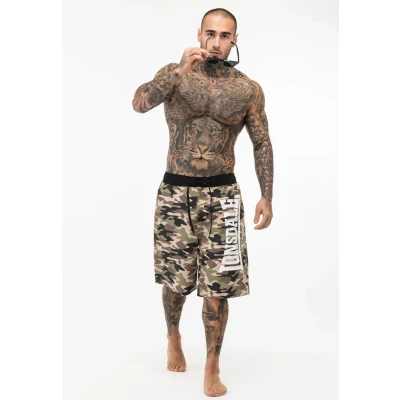 Abbildung von Lonsdale Normale Passform Ballymena Badeshorts, Herren, Größe: XL, Camo woodland