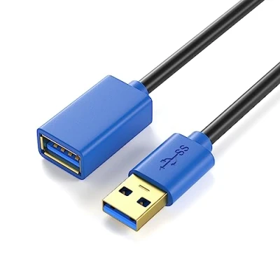 Abbildung von JAMEGA USB 3.0 Verlängerungskabel, A Stecker zu Buchse Erweiterung Kabel, USB, (100 cm)