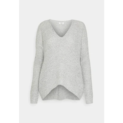 Abbildung von JDY NEW Megan LS NOOS Strickpullover, Damen, Größe: XXS, Cloud dancer/black