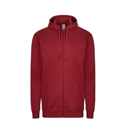 Abbildung von Mukua Unisex Sf270u Kapuzenpullover mit Reißverschluss, Scharlachrot, S