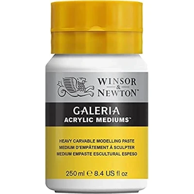 Abbildung von Winsor &amp; Newton 3040814 Galeria Schwere Modellierpaste, 250 ml Topf, zum Aufbau von mehreren Schichten geeignet